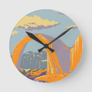 Rainbow Bridge Round Clock
