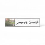 Rainbow Bridge Sunset at Grove City College Desk Name Plate