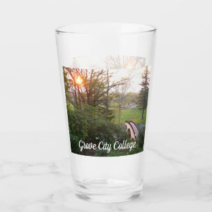 Rainbow Bridge Sunset at Grove City College Glass