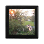 Rainbow Bridge Sunset at Grove City College Keepsake Box