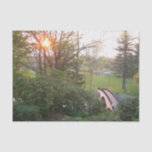 Rainbow Bridge Sunset at Grove City College Tissue Paper