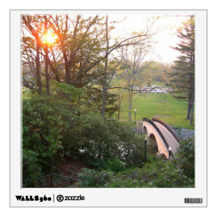 Rainbow Bridge Sunset at Grove City College Wall Sticker