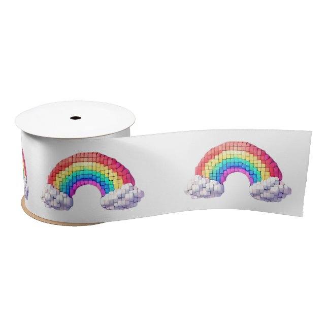 Rainbow Bridge To Dreams Satin Ribbon (Spool)