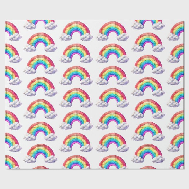 Rainbow Bridge To Dreams Wrapping Paper (Seam)