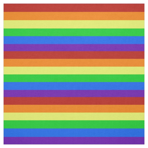 Rainbow Fabric | Zazzle