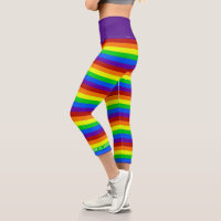 Rainbow Bright Striped Gay Pride Love is Love