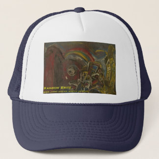 rainbow brite trucker hat