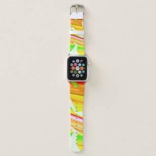 Rainbow brush apple watch band