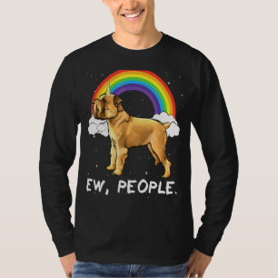 Rainbow Brussels Griffon Ew People Unicorn Dog T-Shirt