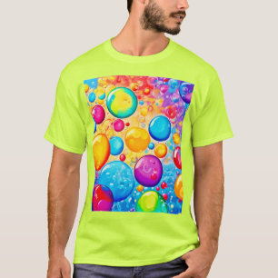 Rainbow Bubble Pop Art T-Shirt