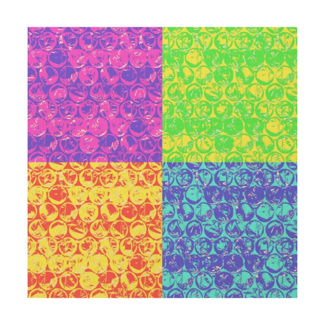 Rainbow bubble wrap pop art (Front)