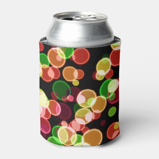 Rainbow Bubbles Can Cooler (Can Front)