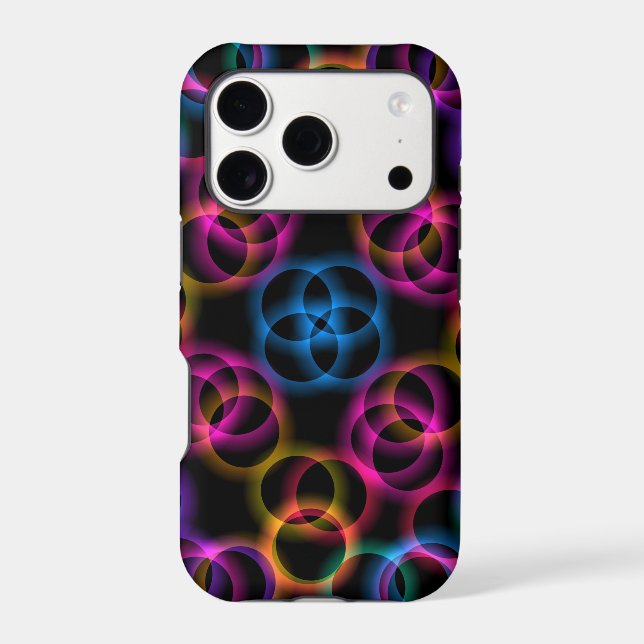 Rainbow Bubbles Iphone Case (Back)