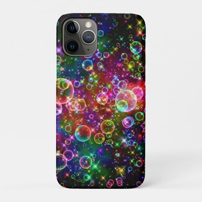 Rainbow Bubbles iPhone / iPad case (Back)
