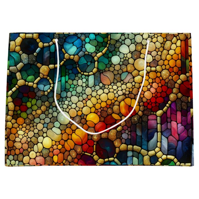 Rainbow Bubbles Large Gift Bag (Front)