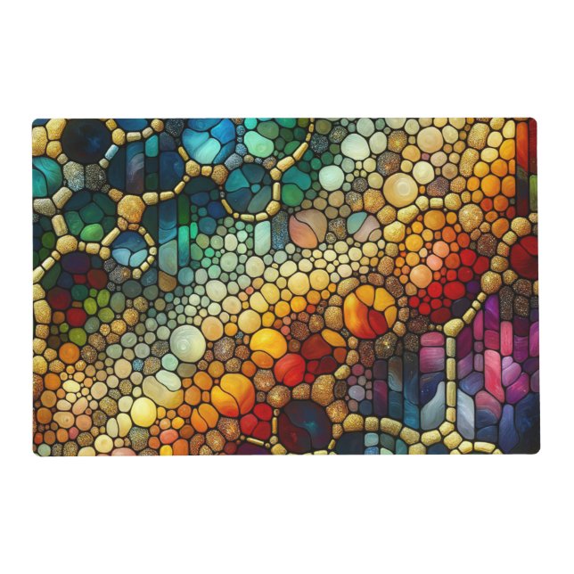 Rainbow Bubbles Placemat (Front)