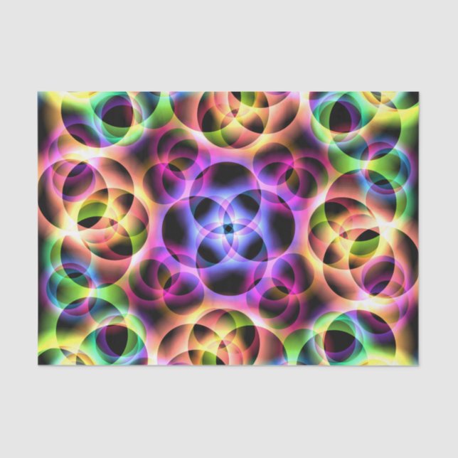 Rainbow Bubbles Two Tissue Paper (Front)