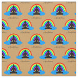 Rainbow Buddha &amp; Mindfulness Yoga /meditation Fabric