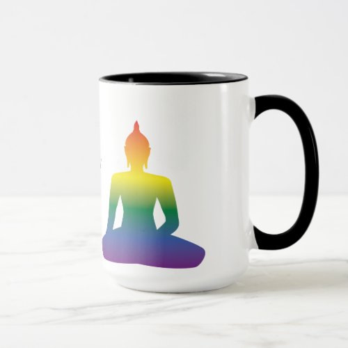 Rainbow Buddha Mug