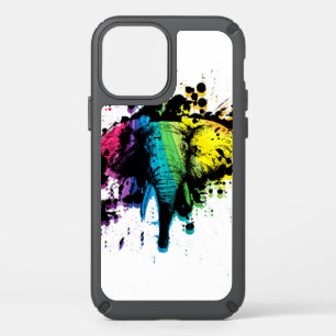 Rainbow Bull Elephant Abstract Speck iPhone Case