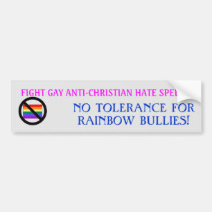RAINBOW BULLIES BUMPER STICKER