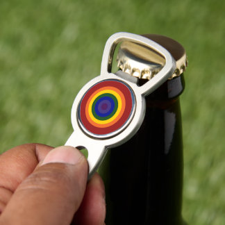 Rainbow Bullseye LGBT Pride Pattern Divot Tool
