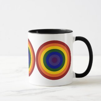 Rainbow Bullseye Mug