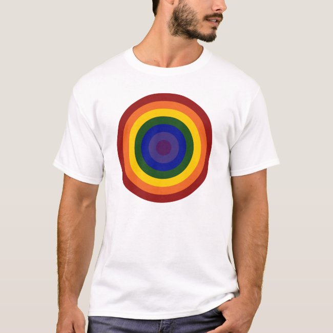 Rainbow Bullseye Tshirt