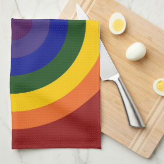 Rainbow Bullseye Towel
