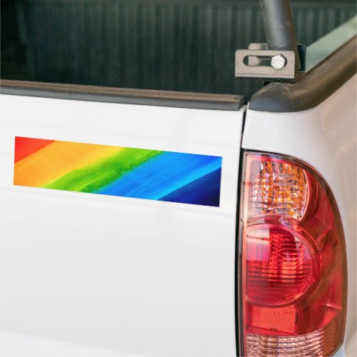 Rainbow  Bumper Sticker