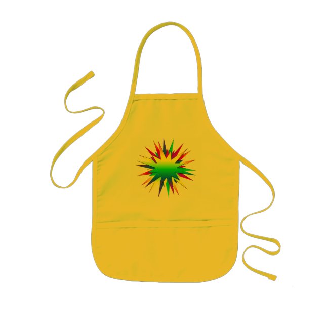 Rainbow Burst apron - choose style & color (Front)