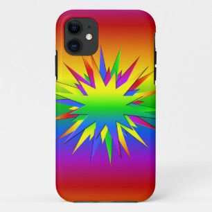 Rainbow Burst iPhone 5 Case-Mate 11 Case