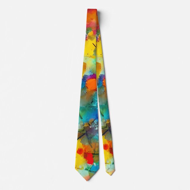 Rainbow Burst Necktie (Front)
