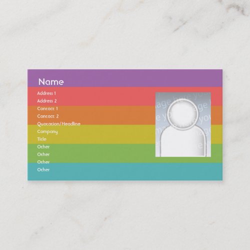 Rainbow - Business Business Card Templates