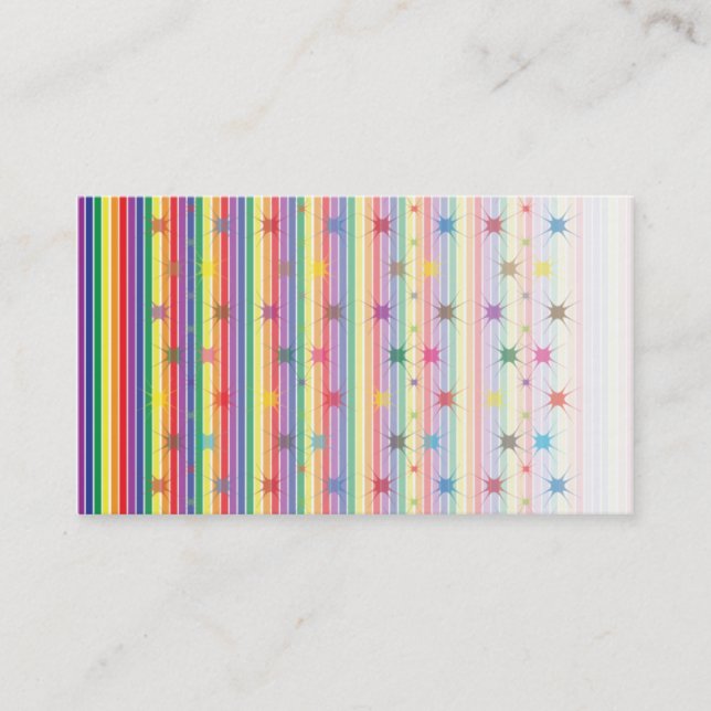 rainbow Business Card (Front)