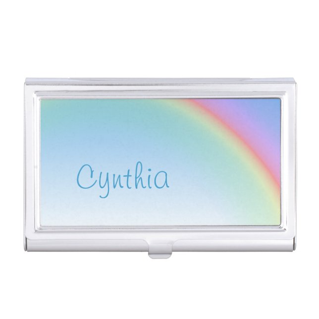 Rainbow Business Card Holder (Front)