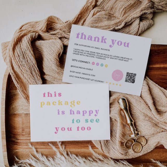 Rainbow Business Thank You Card (Rainbow Business Thank You Card)