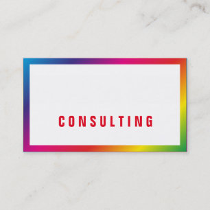 Rainbow Businesscards Business Card
