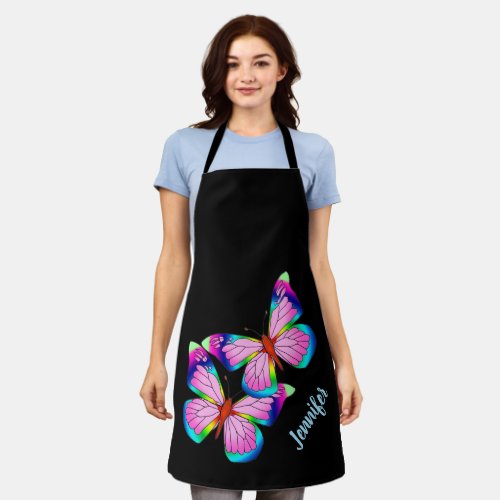 Rainbow Butterflies Apron