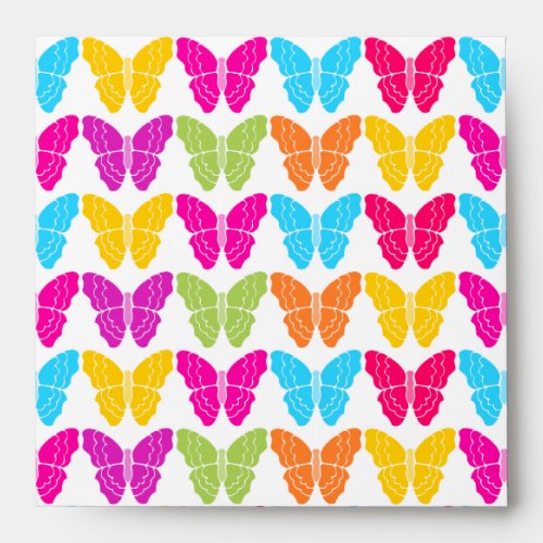 Rainbow butterflies Envelope