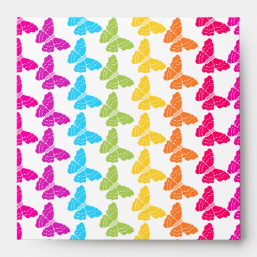 Rainbow butterflies Envelope