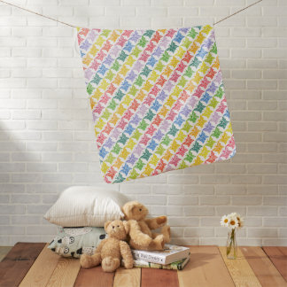 Rainbow Butterfly Baby Blanket