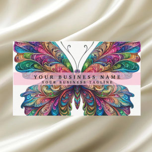 Rainbow Butterfly Business Card
