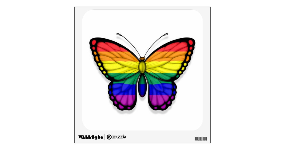 Rainbow Butterfly LV Poster