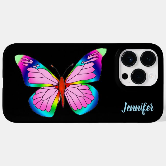 Rainbow Butterfly iPhone Case