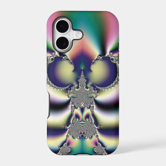 Rainbow Butterfly Iphone Case (Back)