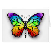 Rainbow butterfly Monarch (Front Horizontal)
