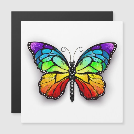 Rainbow butterfly Monarch (Front/Back)