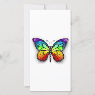 Rainbow butterfly Monarch Announcement