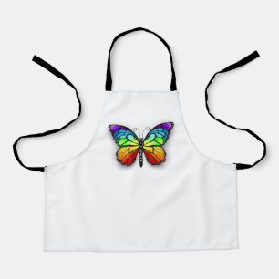 Rainbow butterfly Monarch Apron
